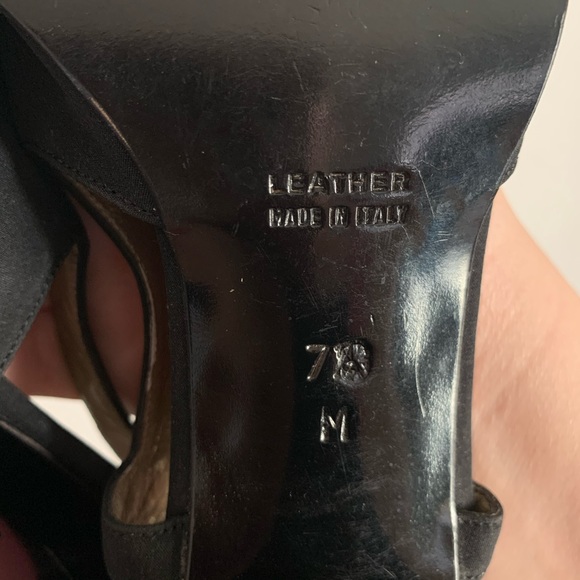 Yves Saint Laurent | Vintage satin square toe 7.5 - Picture 8 of 8